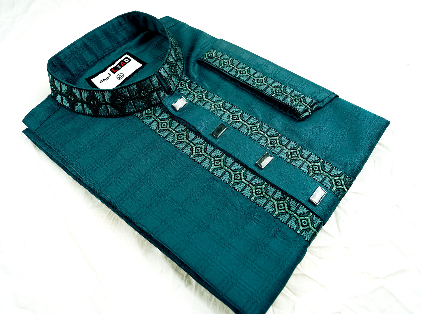 Mint Blue Cotton Panjabi