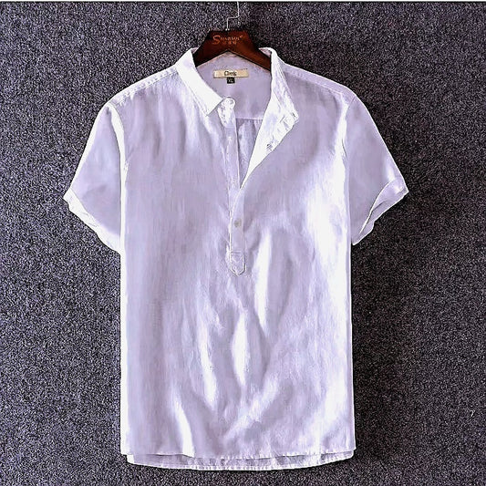 White Cotton Katua Shirt