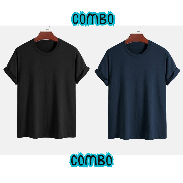 Exclusive Combo Semi Drop Shoulder T-Shirt SBD-60