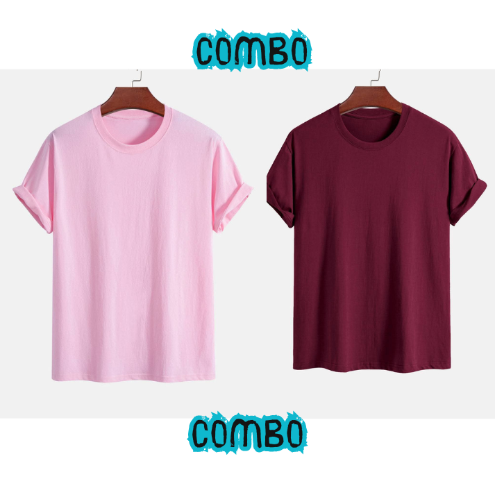 Exclusive Combo Semi Drop Shoulder T-shirt SBD-40