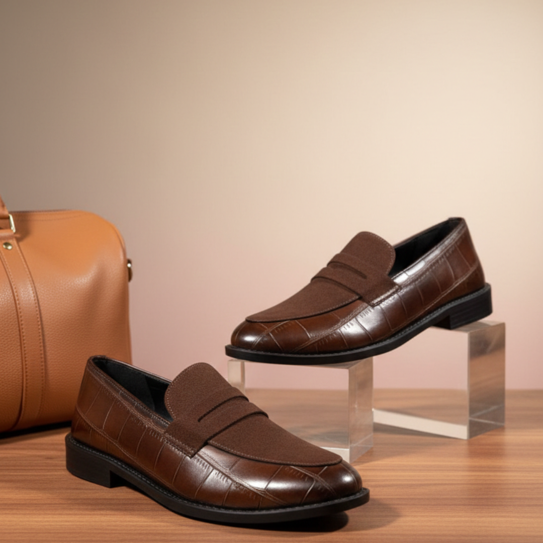 Chocolate Colour Luxuries Men's Bit Loafer SBD-15