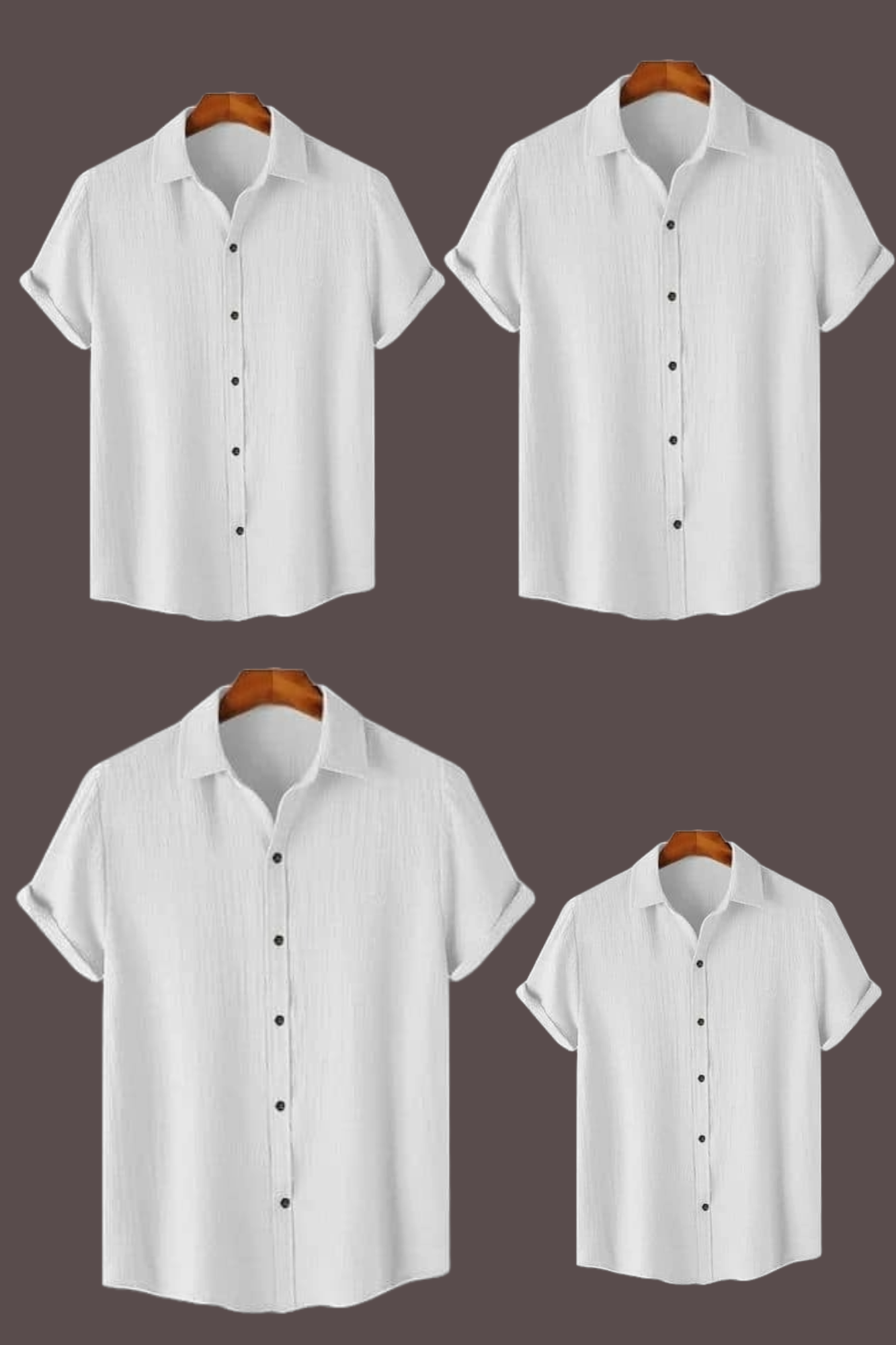 White Short Sleeve Summer Shirt
