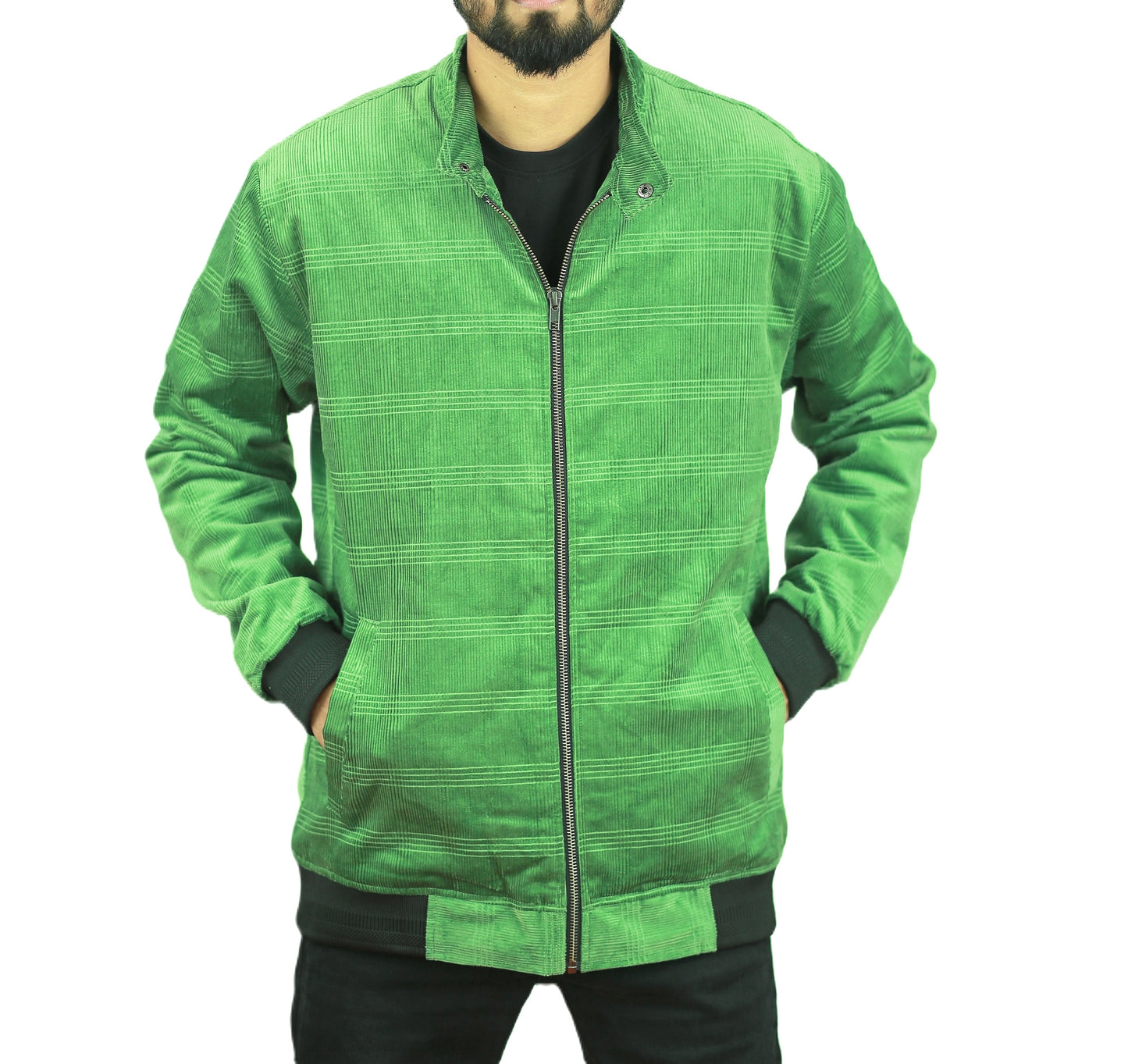 Men’s Corduroy Jacket in Sea Green| CD-30