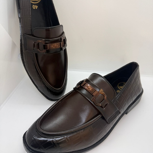 Chocolate Colour Luxuries Men's Bit Loafer SBD-02