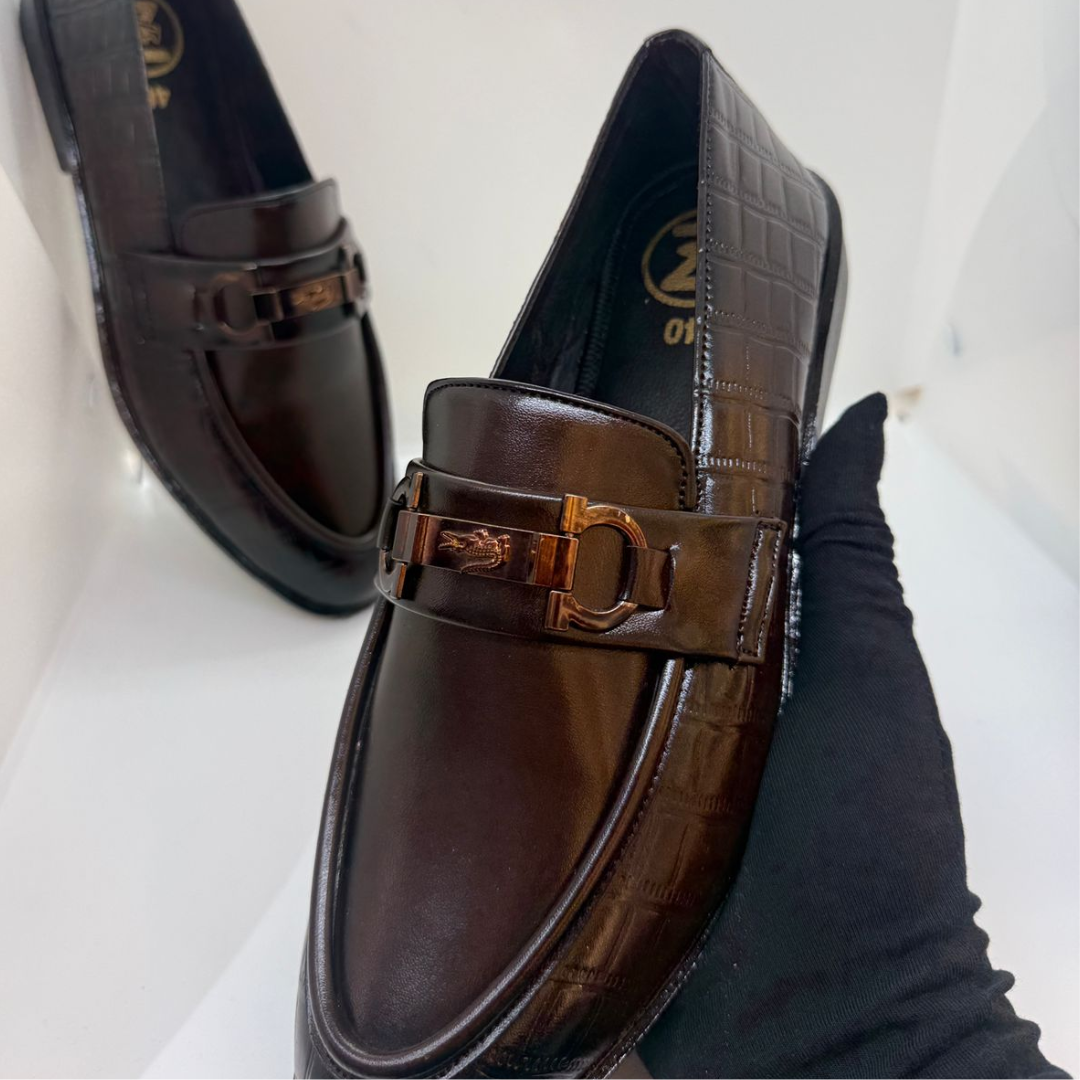 Chocolate Colour Luxuries Men's Bit Loafer SBD-02