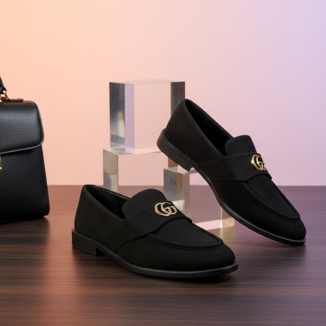 Black Colour Luxuries Men's Bit Loafer SBD-10