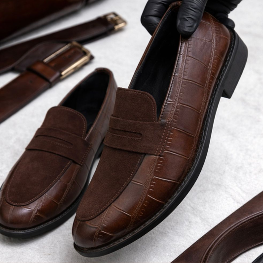 Chocolate Colour Luxuries Men's Bit Loafer SBD-15