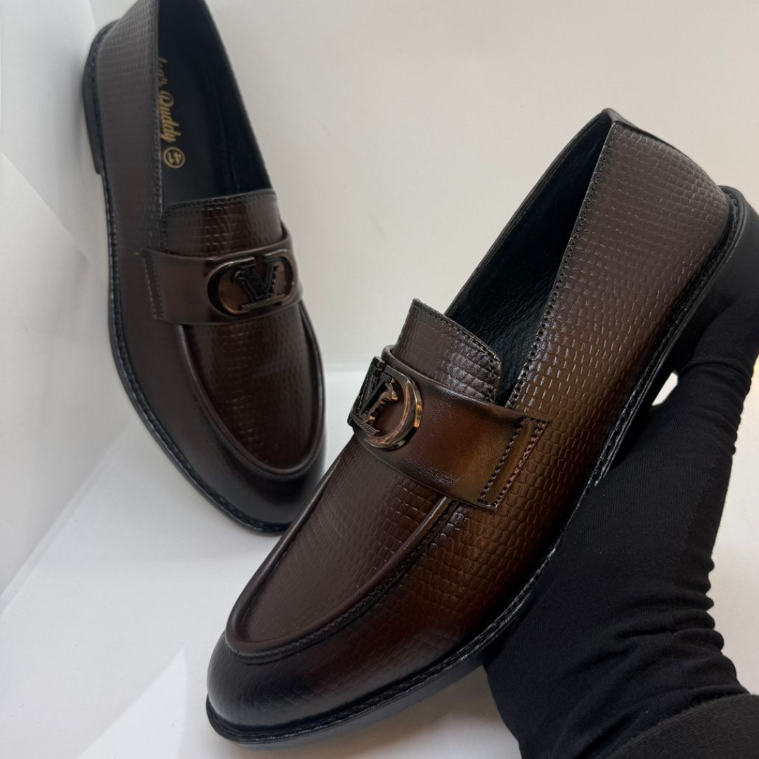 Chocolate Colour Luxuries Men's Bit Loafer SBD-04