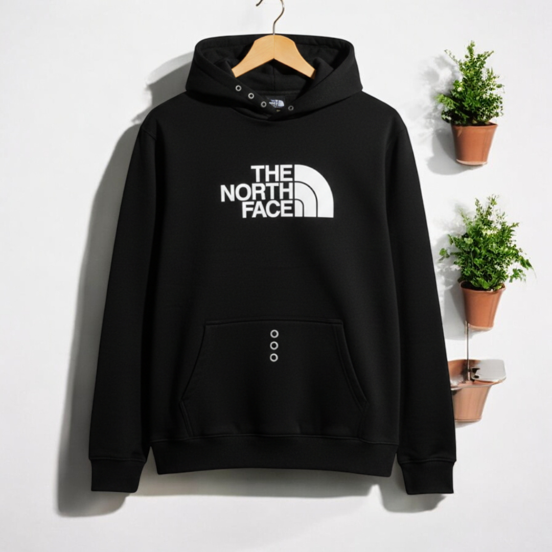 Black Colour Luxuries Men's Soft Cotton Hoodie