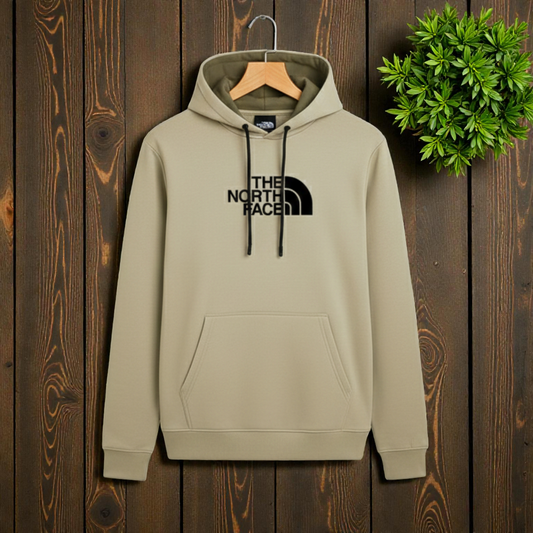 Cream Colour Premium Men's Soft Cotton Hoodie