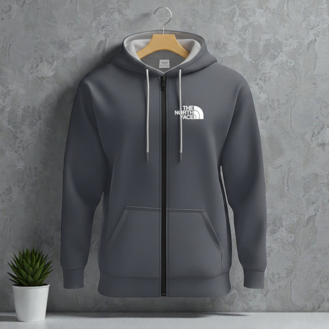 Deep Ash Luxuries Men's Zipper Hoodie