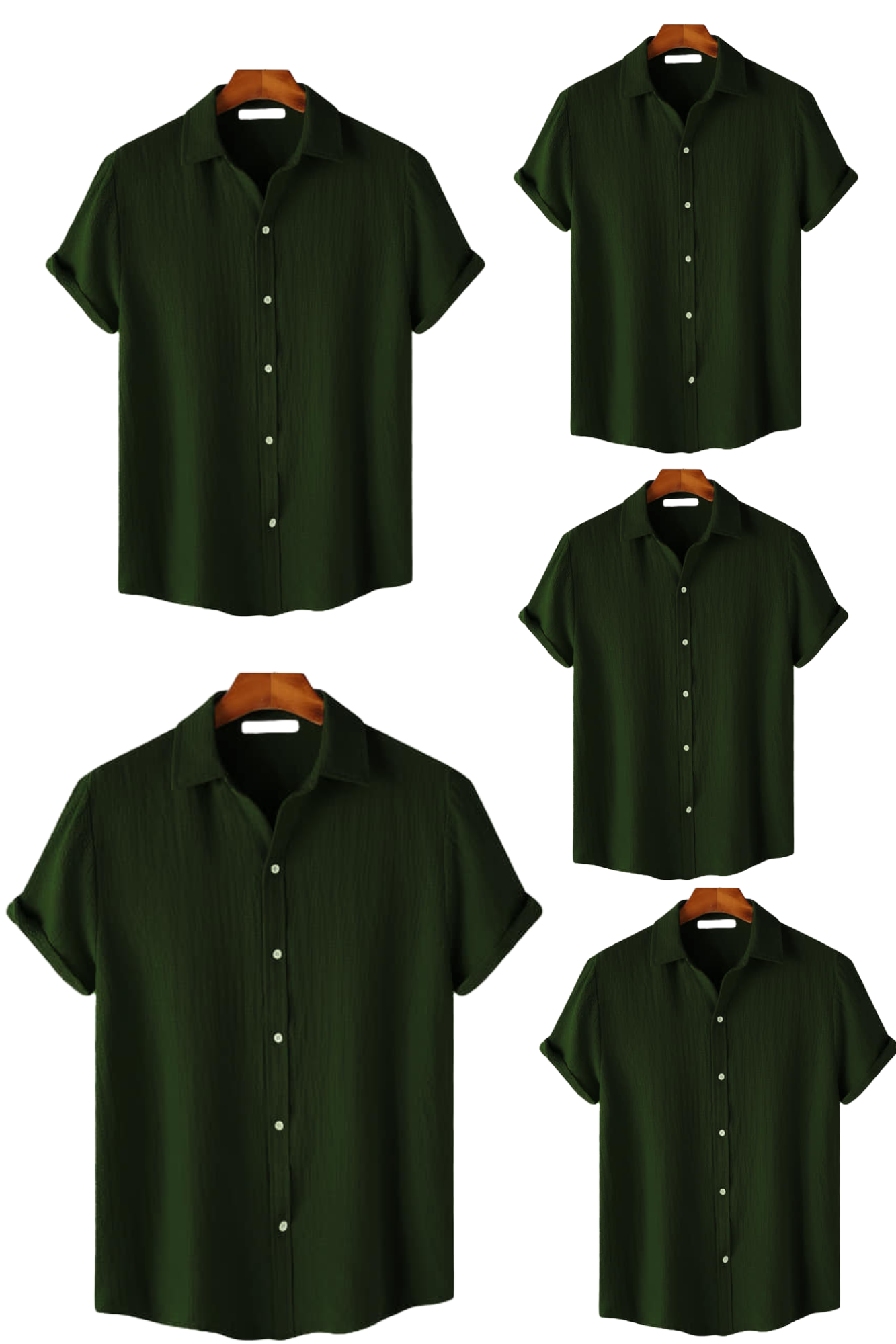 Olive Short Sleeve Summer Shirt