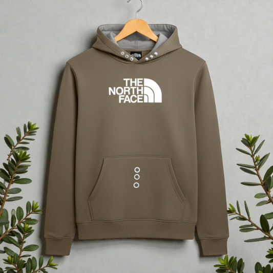 Khaki Colour Luxuries Men's Soft Cotton Hoodie