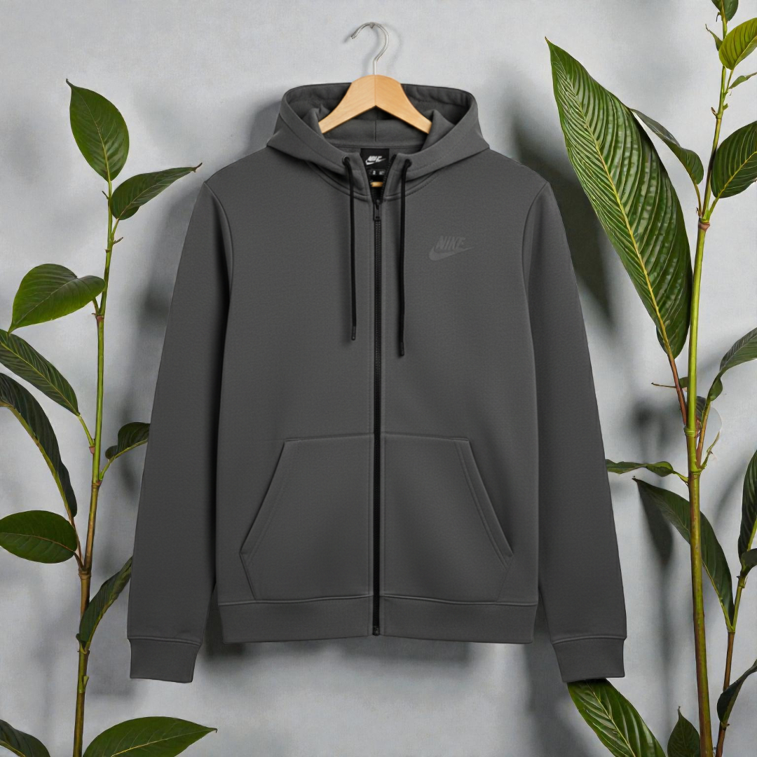 Ash Colour Luxuries Men's Soft Cotton Zipper Hoodie
