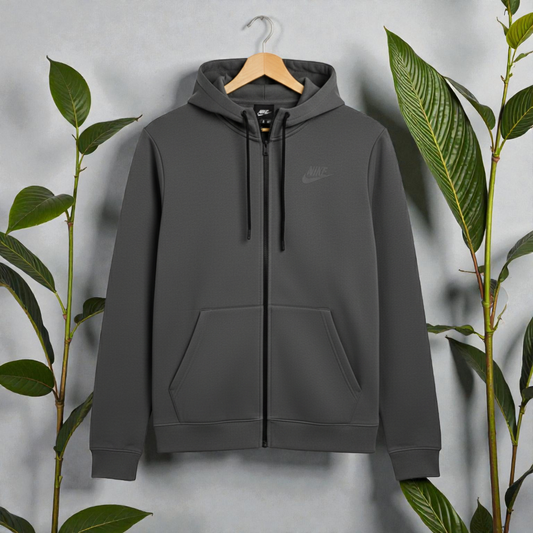 Ash Colour Luxuries Men's Soft Cotton Zipper Hoodie