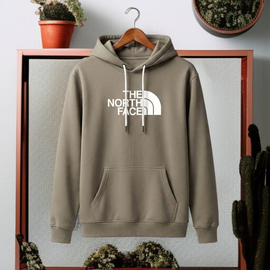Khaki Premium Men's Soft Cotton Hoodie