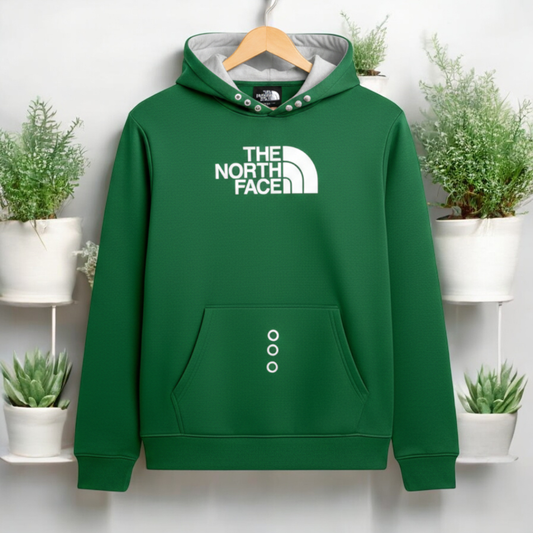 Deep Green Colour Luxuries Men's Soft Cotton Hoodie
