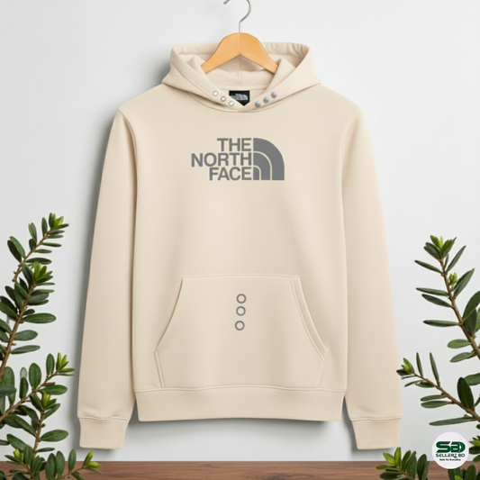 Cream Colour Luxuries Men's Soft Cotton Hoodie