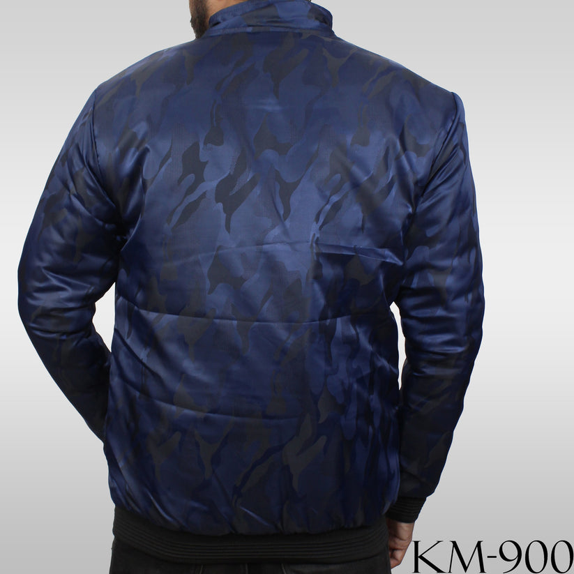 Blue Camouflage Winter Jacket