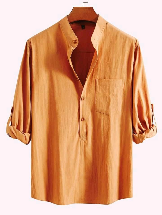 Master Yellow Colour Premium Cotton Full Sleeve Katua